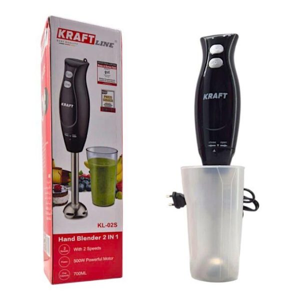 Kraft line Mixeur Plongeant Robot en INOX Avec 2 vitesses / puissance 500w